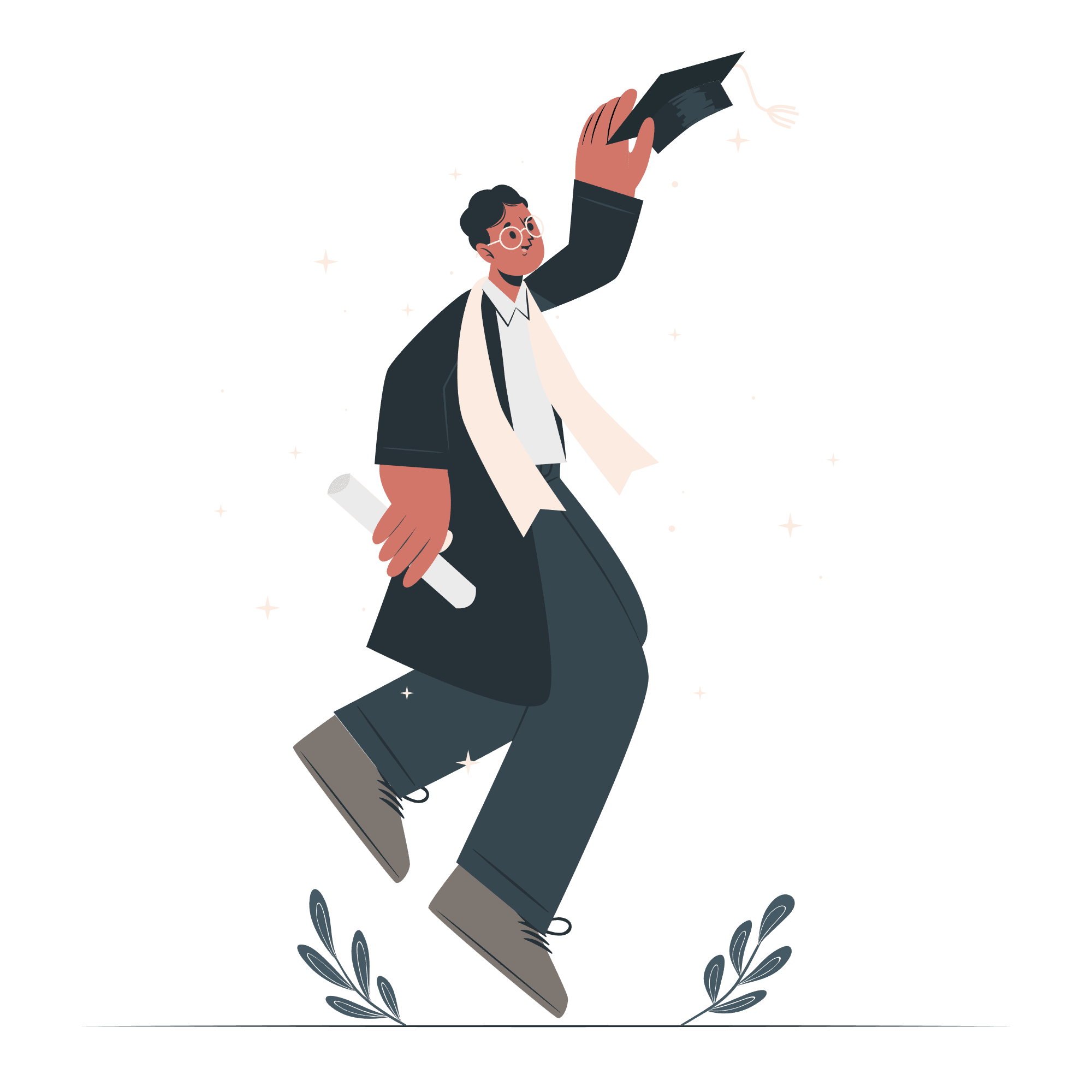 boy on graduation-cuate